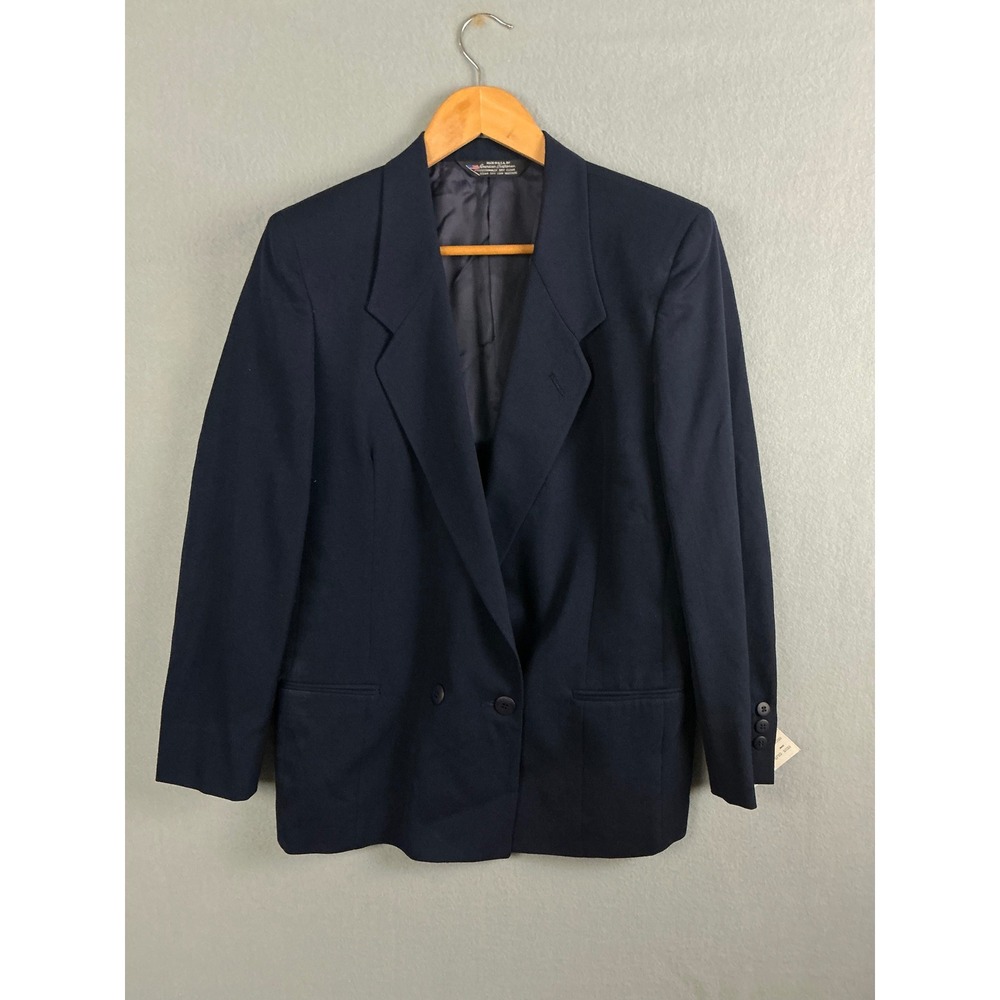 American Craftsmen Blazer Women's 12 Wool Blazer Business Career‎ NWT